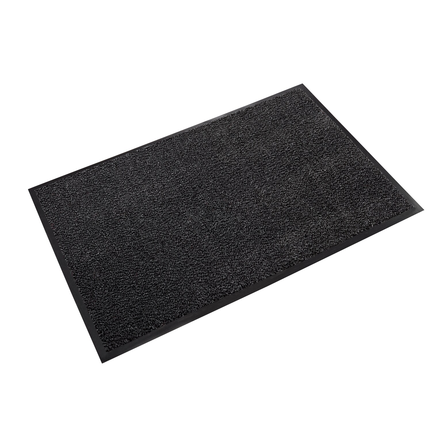 Crown Dust-Star Microfiber Wiper Floor Mat, 48 x 72, Charcoal (CWNDS0046CH)