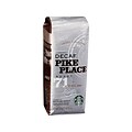 Starbucks Decaf Pike Place Whole Bean Coffee, Medium Roast, 16 oz. (SBK11015640)