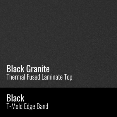 Correll Folding Table, 48"x24" , Black Granite (CF2448TF-07)
