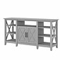 Bush Furniture Key West Console TV Stand, Screens up to 65", Cape Cod Gray (KWV160CG-03)