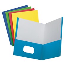 Oxford School Grade Twin Pocket Folders, 100/Box (ESS50763)