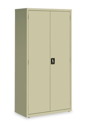OIF 72H Steel Storage Cabinet with 5 Shelves, Putty (CM7218PY)