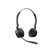 jabra Engage 55 Wireless Stereo On Ear Headset, USB-A, UC Certified, Black (9559-410-125)