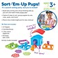 Learning Resources Sort-'Em-Up Pups Educational Toys, Assorted Colors, 28 Pieces (LER6809)