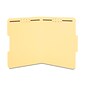 Quill Brand®  1/3-Cut Assorted 2-Fastener Folders, Letter, Yellow, 50/Box (7354YW)