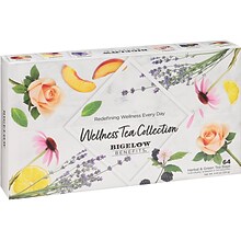 Bigelow Benefits Wellness Caffeinated Assorted Tea Bags, 64/Box (54568)