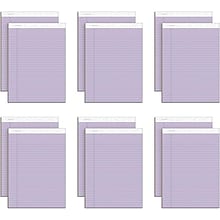TOPS Prism+ Notepads, 8.5 x 11.75, Wide, Orchid, 50 Sheets/Pad, 12 Pads/Pack (TOP63140)