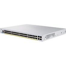 Cisco Business 350 Series 52-Port Gigabit Ethernet Managed Switch, Silver (CBS350-48FP-4G-NA)