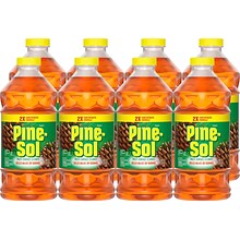Pine-Sol Disinfecting Multi-Surface Cleaner, Original Pine, 40 Fl. Oz. 8/Carton (60164CT)