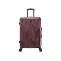 InUSA Drip Polycarbonate/ABS Medium Suitcase, Wine (IUDRI00M-WIN)