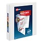 Avery Heavy Duty 1 1/2" 3-Ring View Binders, One Touch EZD Ring, White (79-195/79-795)