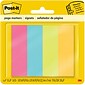 Post-it® Page Markers, 7/8" x 2 7/8", Assorted Colors, 200 Sheets (671-4AU)