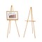 Quill Brand® Display Easel, 64, Natural Pine Hardwood (28219US/50447US)