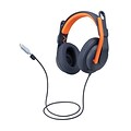 Logitech Zone Learn USB-C Stereo Computer Headset, Blue/Orange (981-001383)