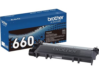 Brother TN660 Black High Yield Toner Cartridge, 3/Pack (TN660-3PKSTP)