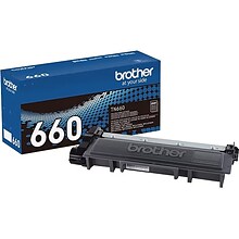 Brother TN660 Black High Yield Toner Cartridge, 3/Pack (TN660-3PKSTP)