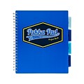 Pukka Pad Vision 5-Subject Notebooks, 8.5 x 11, Ruled, 100 Sheets, Bold Blue, 3/Pack (8866(BE)-VIS