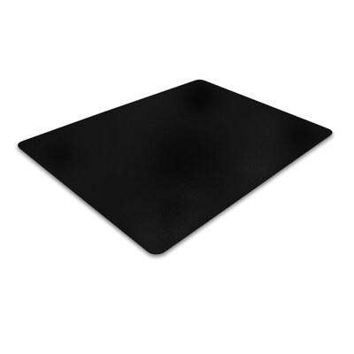 Floortex Advantagemat Vinyl Hard Floor Chair Mat, Rectangular, 29.5 x 47, Black (FC123047HEBV)