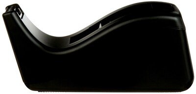 Scotch Desktop Tape Dispenser, 1 Dispenser, Black, Home Office and Back to School Supplies for College and Classrooms