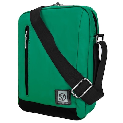 Vangoddy Adler Laptop Shoulder Bag 10.2" (Jade Green with Black Trim)