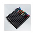 Pentel EnerGel Kuro Retractable Gel Pens, Medium Point, Assorted Colors Inks, 12/Pack (BL437R1BP12M)