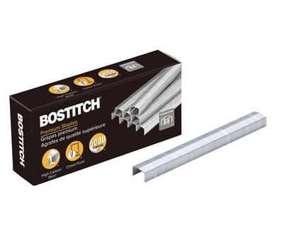 Bostitch PowerCrown Staples, 1/4" Leg Length, 5000 Staples/Box (STCRP21151/4)