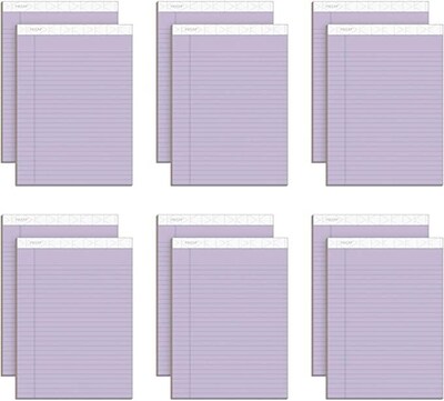 TOPS Prism+ Legal Notepads, 5 x 8, Narrow Ruled, Orchid, 50 Sheets/Pad, 12 Pads/Pack (63040)