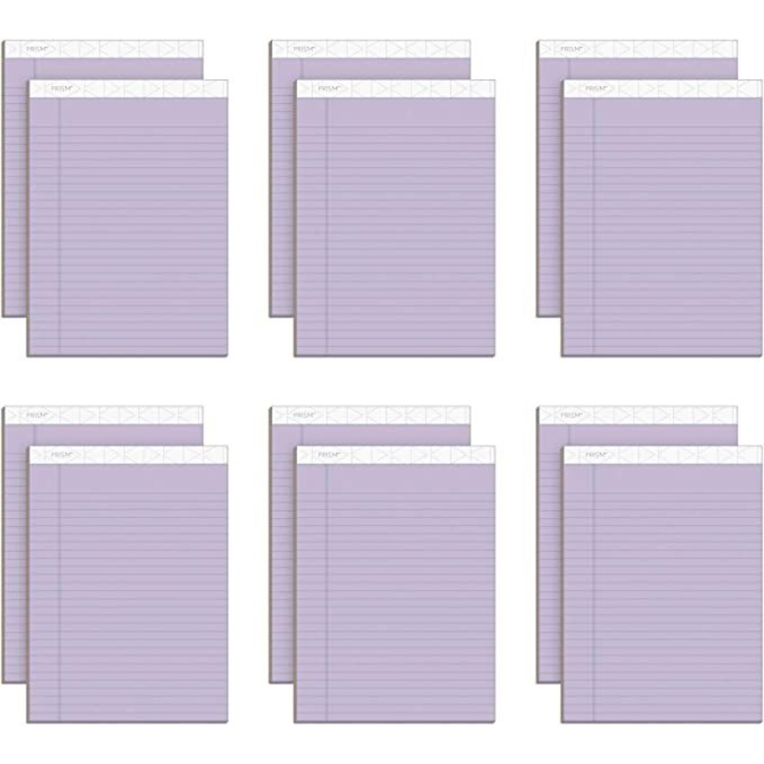 TOPS Prism+ Legal Notepads, 5 x 8, Narrow Ruled, Orchid, 50 Sheets/Pad, 12 Pads/Pack (63040)