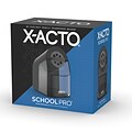 X-ACTO School Pro Electric Pencil Sharpener, Black (1670)