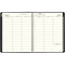 2024-2025 AT-A-GLANCE Recycled 8.25 x 11 Academic Weekly & Monthly Appointment Book, Faux Leather