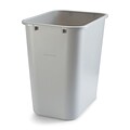 Coastwide Professional™ Indoor Trash Can Without Lid, Gray Soft Molded Plastic, 7 Gallon (CW56431)