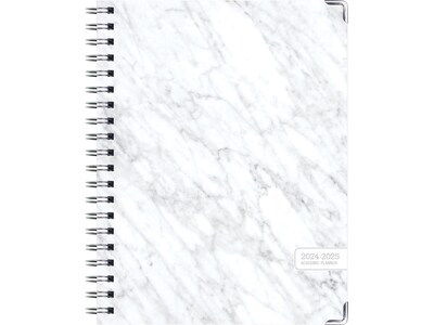 2024-2025 Global Printed Products Marble 8.5 x 11 Academic Weekly & Monthly Planner, Paper Cover,
