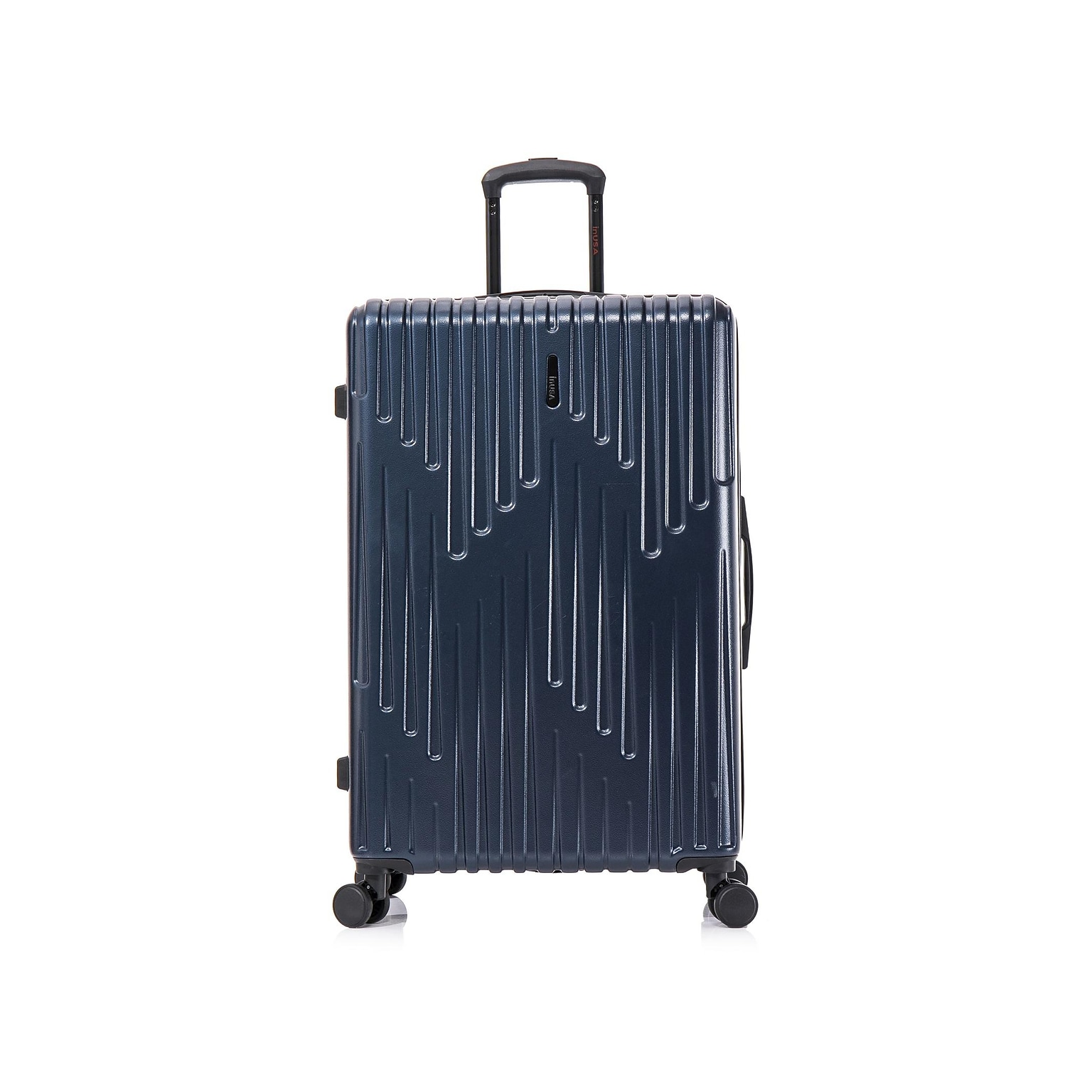 InUSA Drip 32.31 Hardside Suitcase, 4-Wheeled Spinner, Blue (IUDRI00L-BLU)