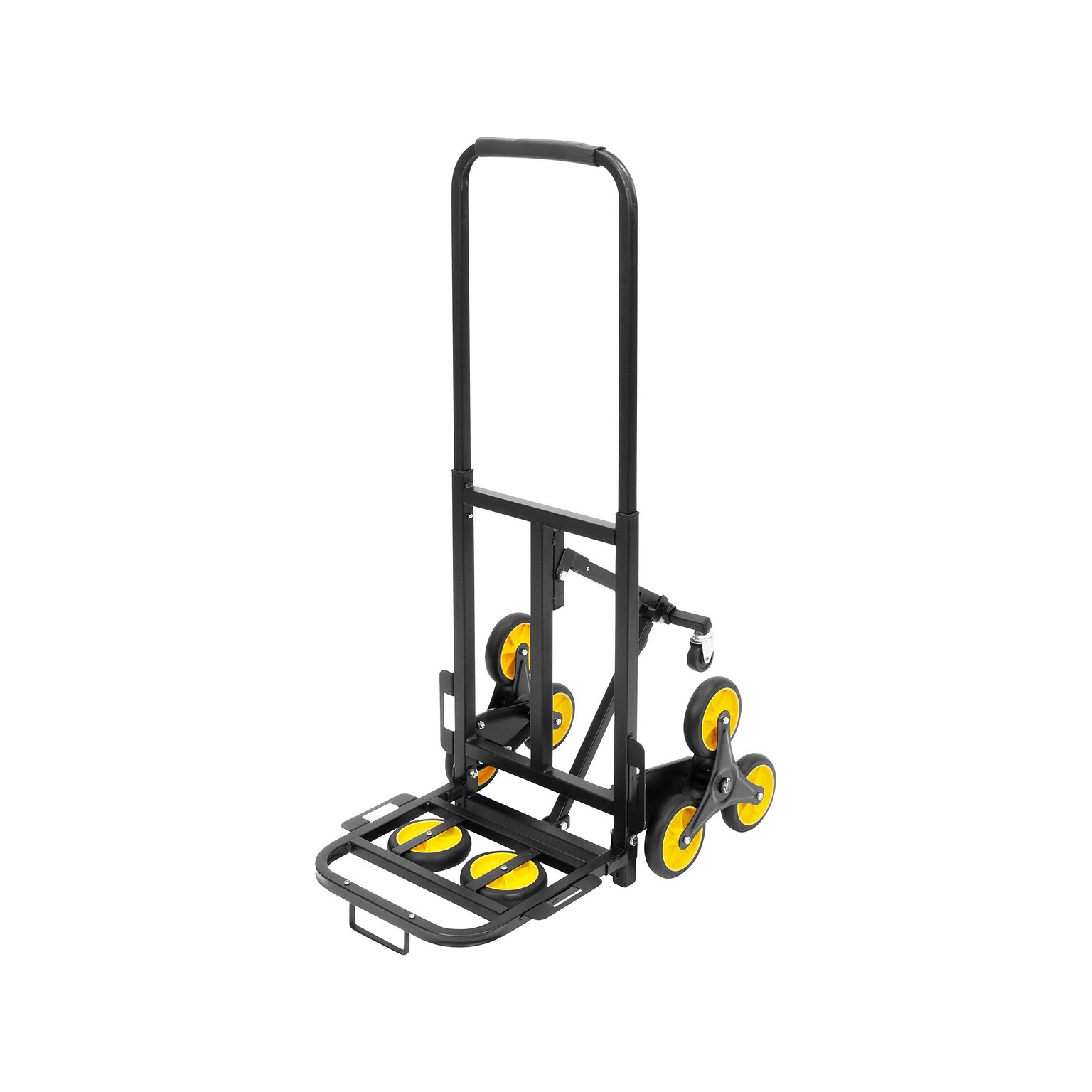 Mount-It! Stair Climber Hand Truck, 330 lb. Capacity, Black/Yellow (MI-924)