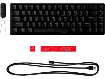 HyperX Alloy Origins 65 Gaming Mechanical Keyboard, Black (4P5D6AA)