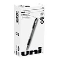 uni-ball Gel Grip Gel Pens, Medium Point, Black Ink, Dozen (65450)