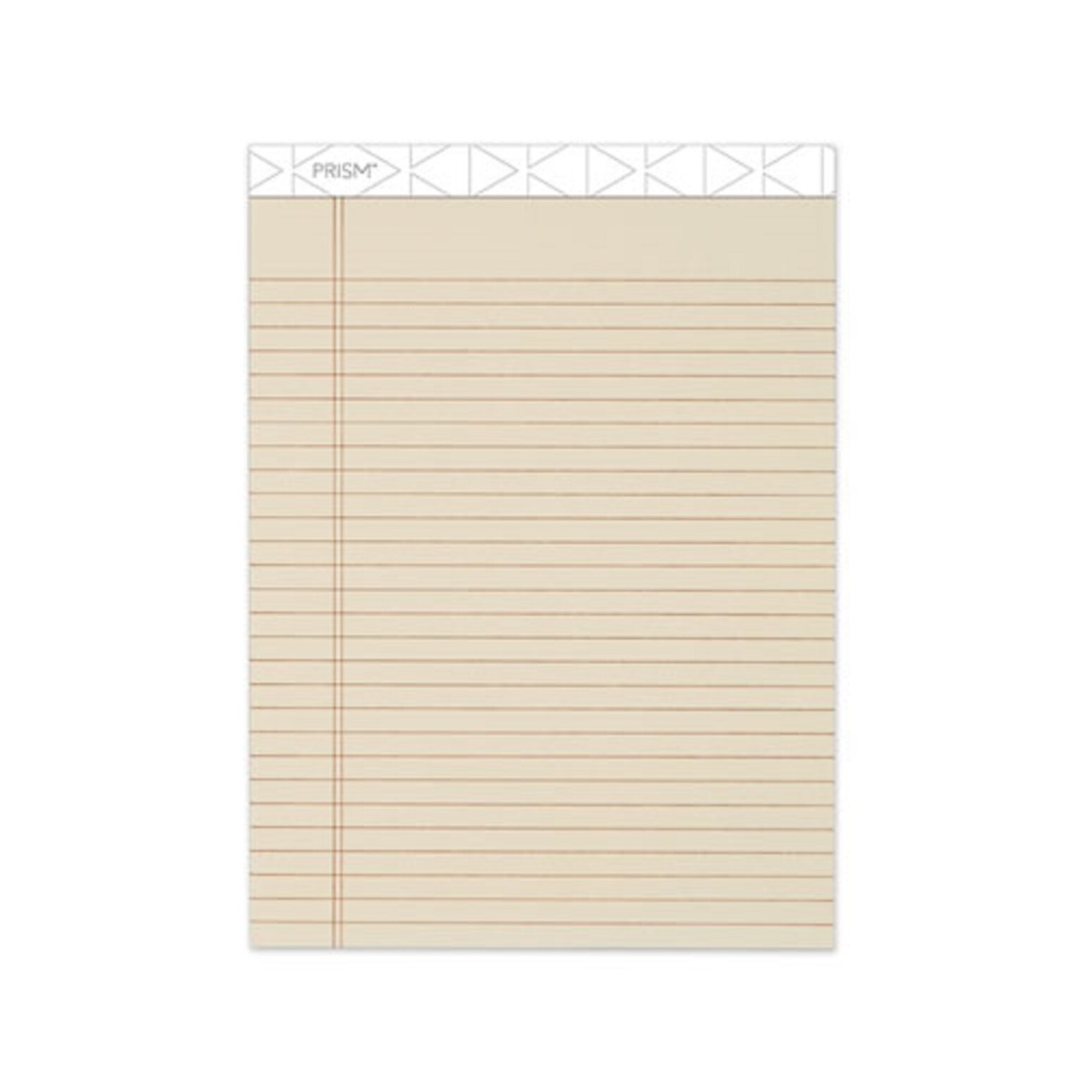 TOPS Prism+ Writing Notepads, 8-1/2 x 11-3/4, Legal Ruled, Ivory, 50 Sheets/Pad, 12 Pads/Pack (63130)