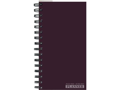 2024-2025 TF Publishing Dark As Night 3.5 x 6.5 Academic Weekly & Monthly Planner, Paperboard Cove