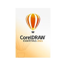 CorelDRAW Essentials 2021 Graphic Design for Windows, 1 User [Download]