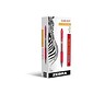 Zebra Sarasa Dry X20 Retractable Gel Pen, Medium Point, 0.7mm, Red Ink, Dozen (46830)