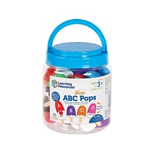 Learning Resources Mini ABC Ice Pops, Assorted Colors, 26/Set (LER6799)