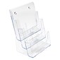 Staples® Acrylic Wall Literature Holders, 8.25" x 11.7", 3-Tier, Multi-Pocket (77301)