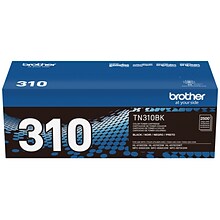 Brother TN-310 Black Standard Yield Toner Cartridge, Print Up to 2,500 Pages   (TN310BK)