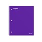 Staples Premium 1-Subject Notebook, 8.5" x 11", College Ruled, 100 Sheets, Purple, 12 Notebooks/Carton (TR20954CT)
