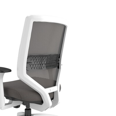 Union & Scale™ Lewis Ergonomic Mesh Swivel Computer and Desk Chair, Charcoal (UN55655-CC)