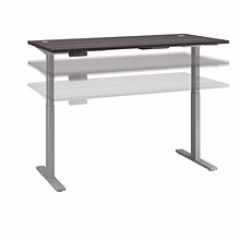 Bush Business Furniture Move 60 Series 72W Electric Height Adjustable Standing Desk, Storm Gray (M6