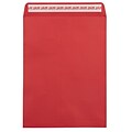 JAM Paper Self Seal Catalog Envelope, 9 x 12, Red, 100/Pack (188447598D)