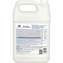 Clorox Healthcare Spore Defense Cleaner Disinfectant, Closed System Refill Bottle, 128 Fl Oz, 4/Pack