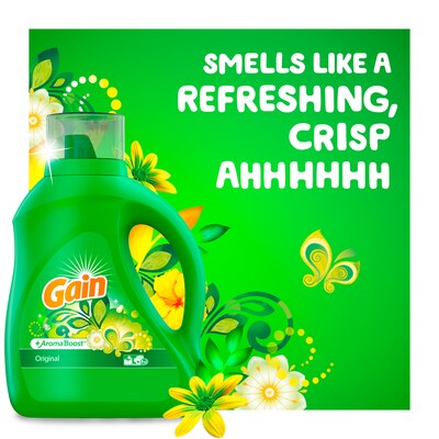 Gain Aroma Boost HE Liquid Laundry Detergent, 107 Loads, 154 oz. (77273)
