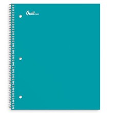 Quill Brand® Premium 5-Subject Notebook, 8.5 x 11, College Ruled, 200 Sheets, Teal (TR58320)